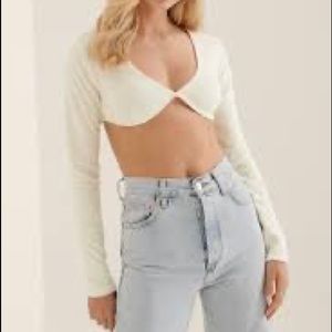 NAKD terry cloth crop top